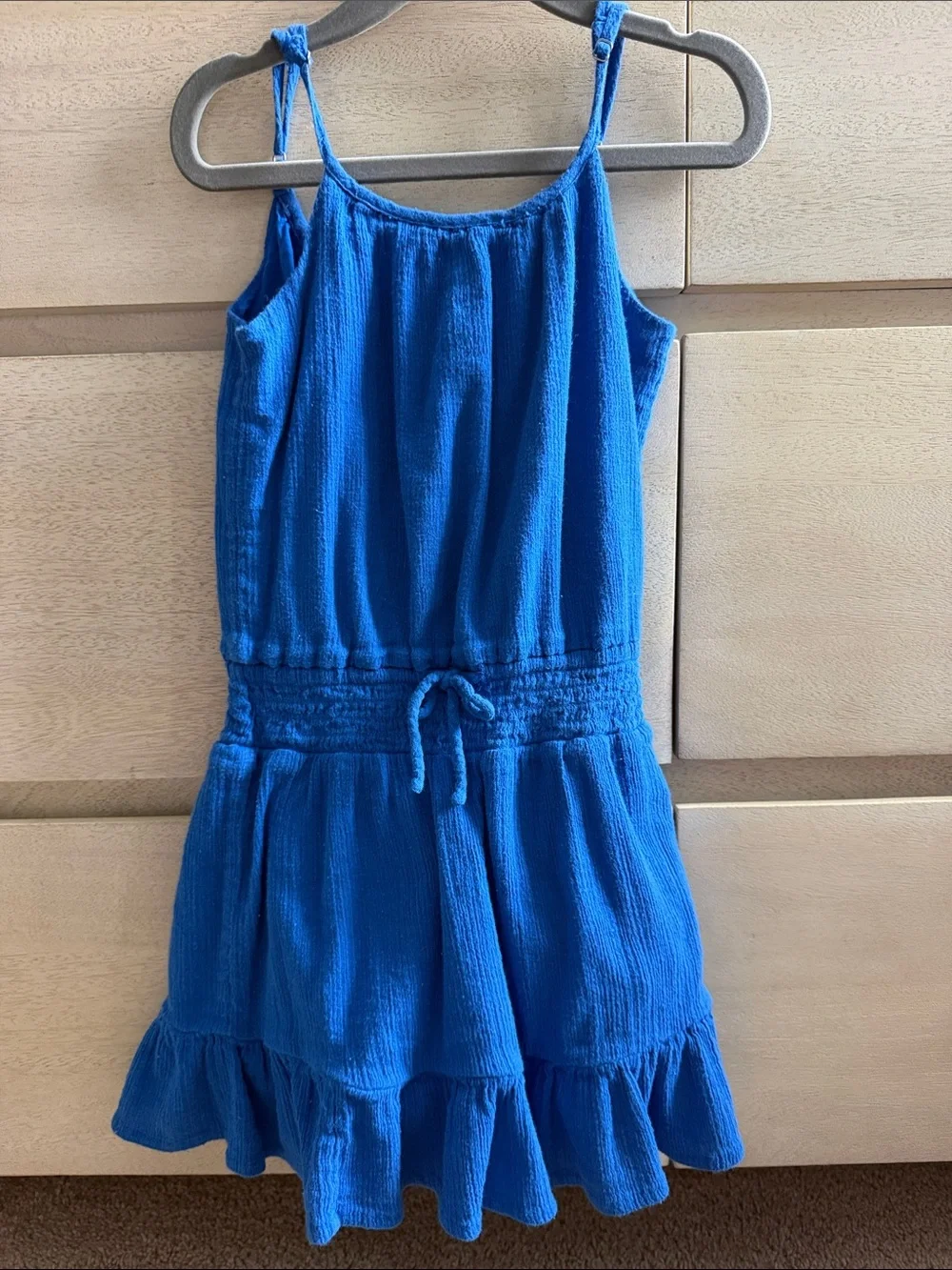 Polo by Ralph Lauren Bright Blue Girls' Ruffled Sundress
